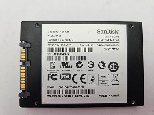 SanDisk Extreme MLC SDSSDX-120G-G25 120GB 2.5" Solid State Drive SATA