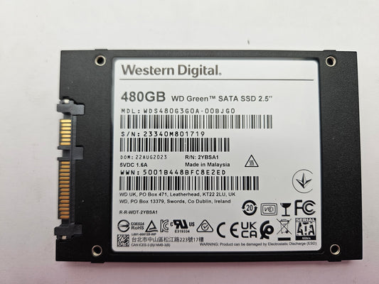 Western Digital WD Green WDS480G3G0A-00BJG0 480GB 2.5" Solid State Drive SATA SSD