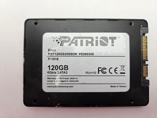Patriot Blast PBT120GS25SSDR 120GB 2.5" Solid State Drive SATA