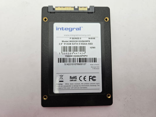 Integral P Series 5 3D TLC INSSD512GS625P5 512GB 2.5" Solid State Drive SATA