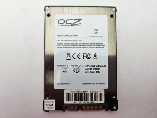 OCZ Agility 3 MLC AGT3-25SAT3-240G 240GB 2.5" Solid State Drive SATA