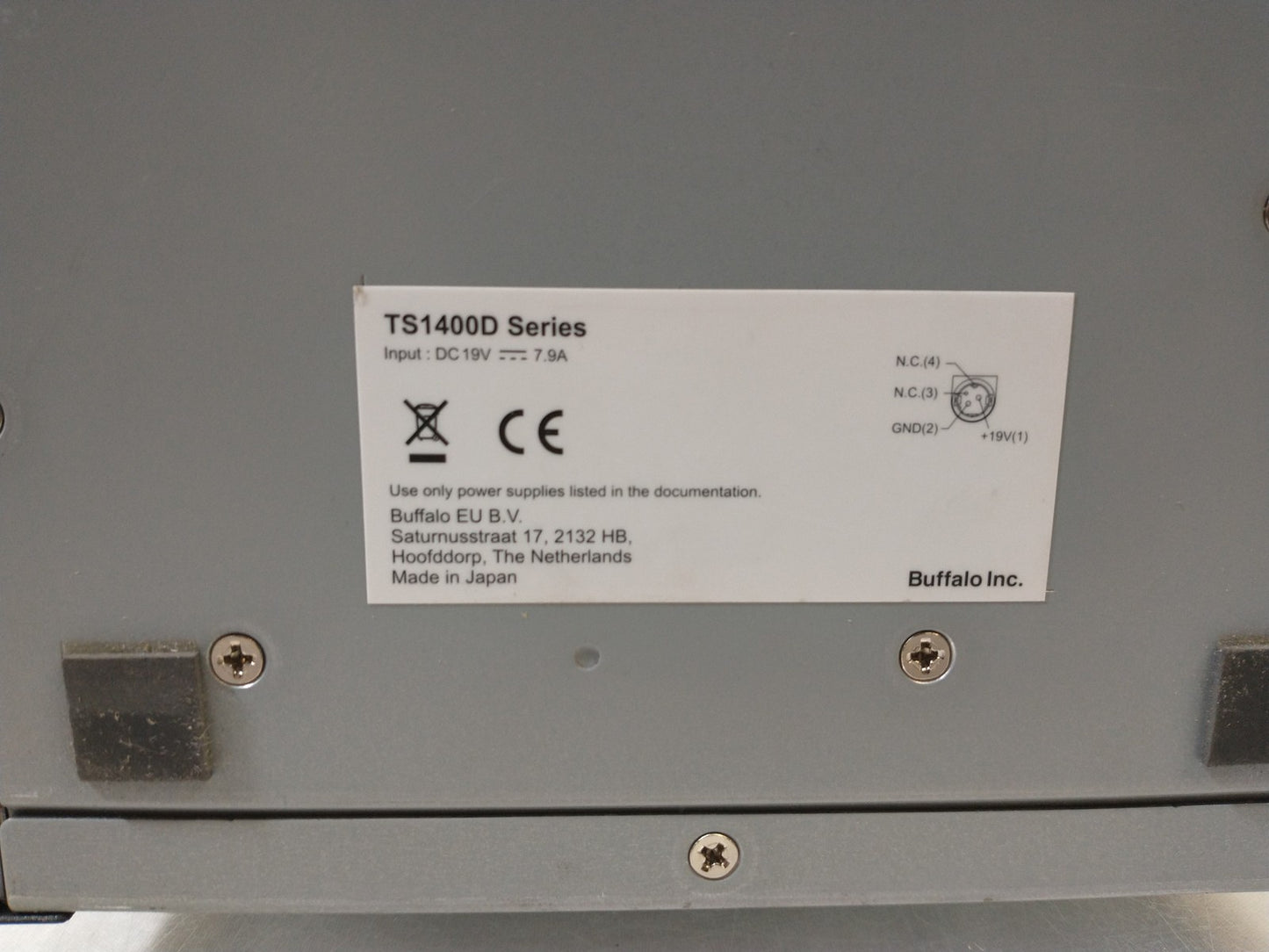 Buffalo TeraStation TS1400D Series 8TB Network Attached Storage (4x 2TB)- No PSU