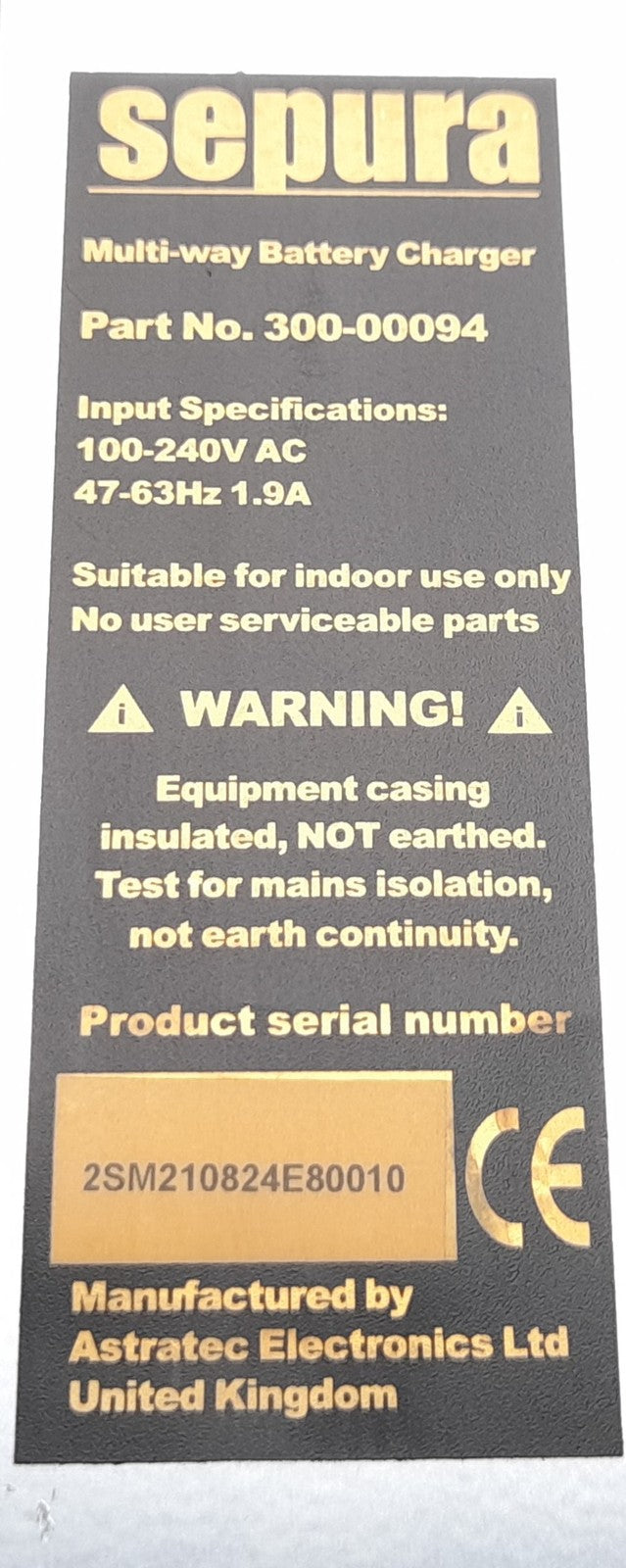 Sepura 300-00094 12 Way Battery Charger - For 2000/3000 Series Plus