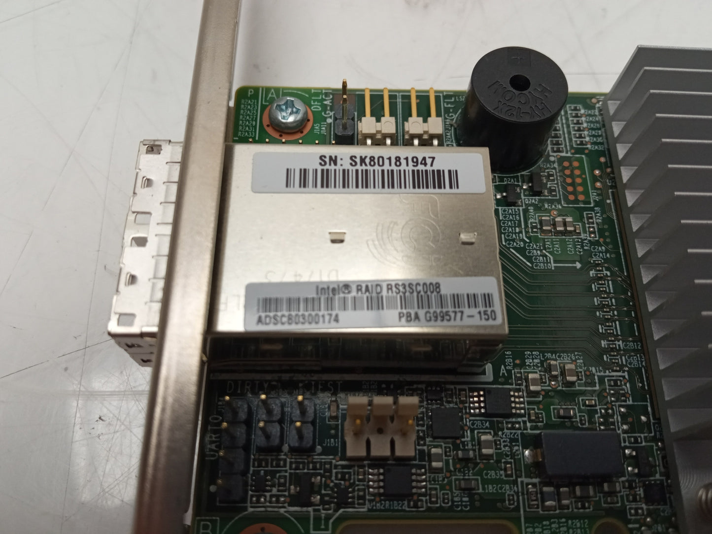 Intel RS3SC008 SAS/SATA Dual Port 12GB/s PCIe RAID Controller - No Battery