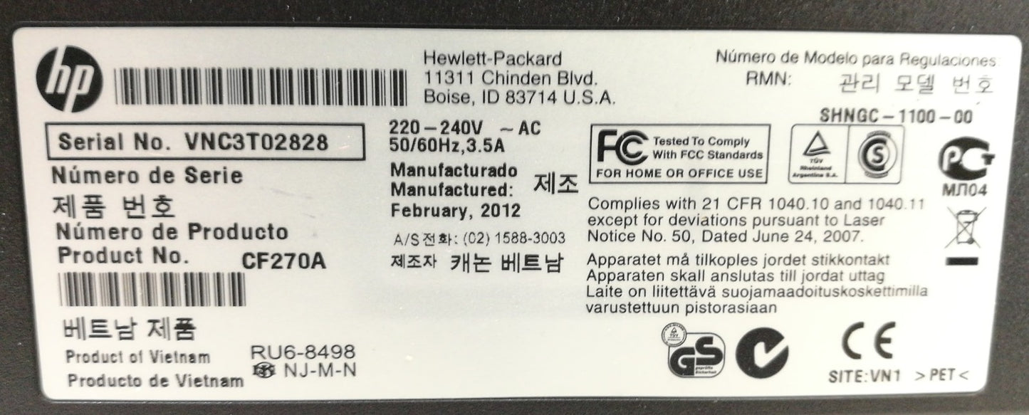 HP LaserJet 400 M401a USB A4 Monochrome Laser Printer CF270A