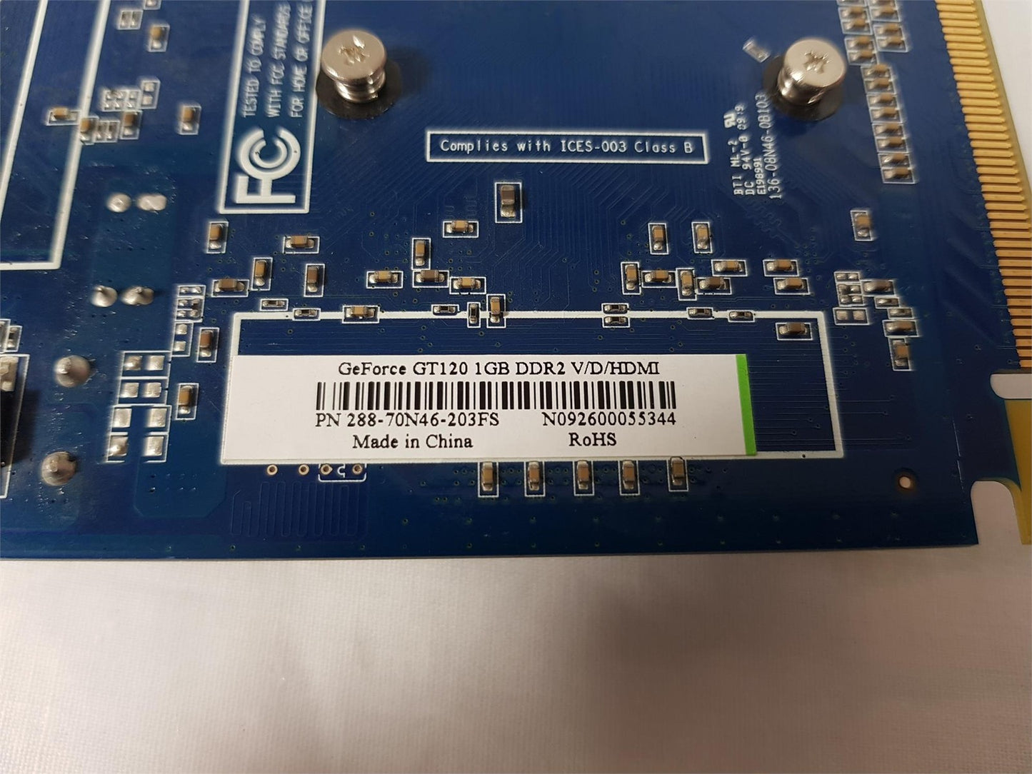 NVIDIA GeForce GT120 1GB DDR2 Video Graphics Card 288-70N46-203FS