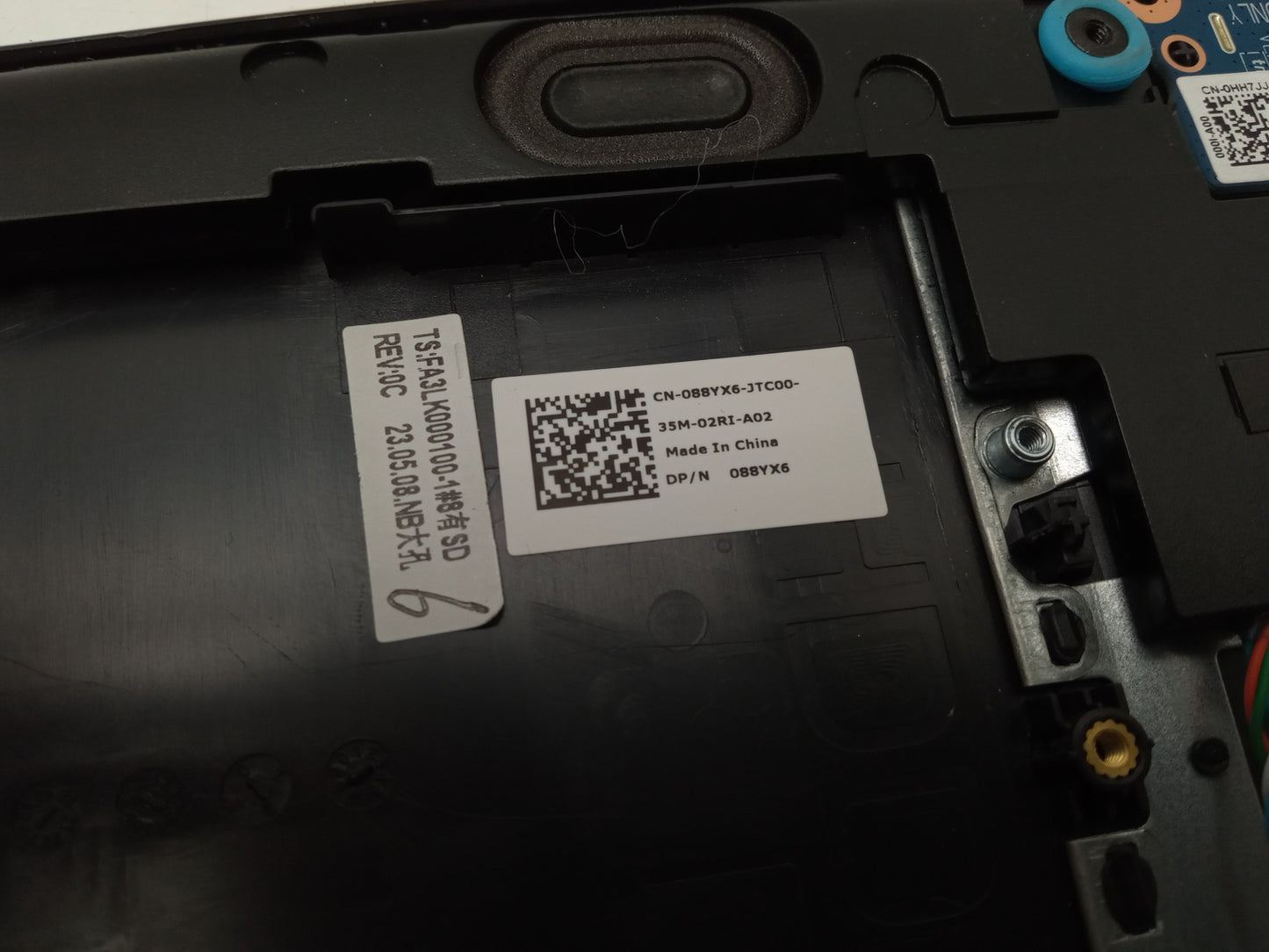 Dell Vostro 3520 Laptop UK Keyboard Touchpad Palmrest Assembly 088YX6 88YX6