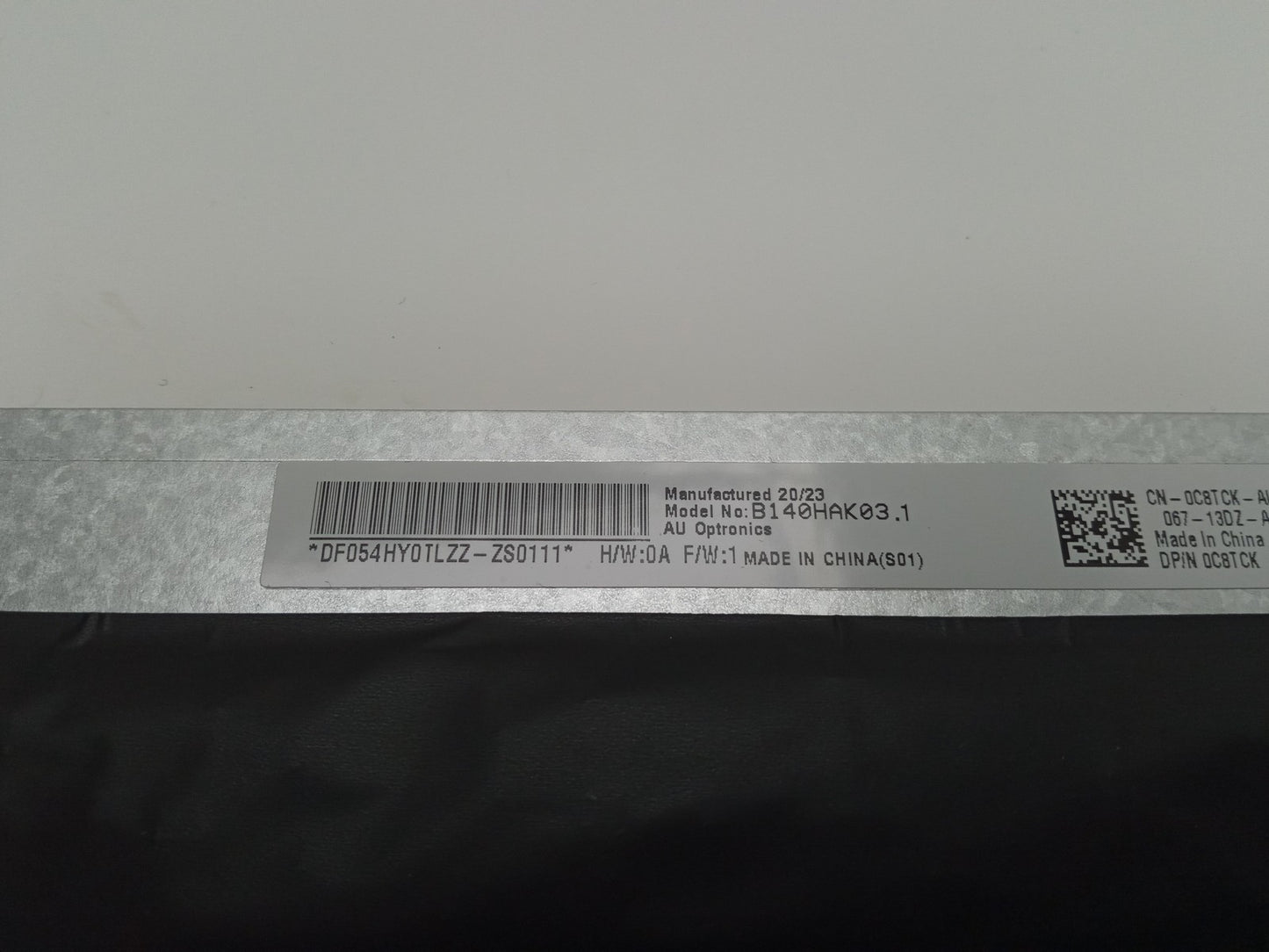 AU Optronics B140HAK03.1 14" Laptop Replacement LCD Display Panel