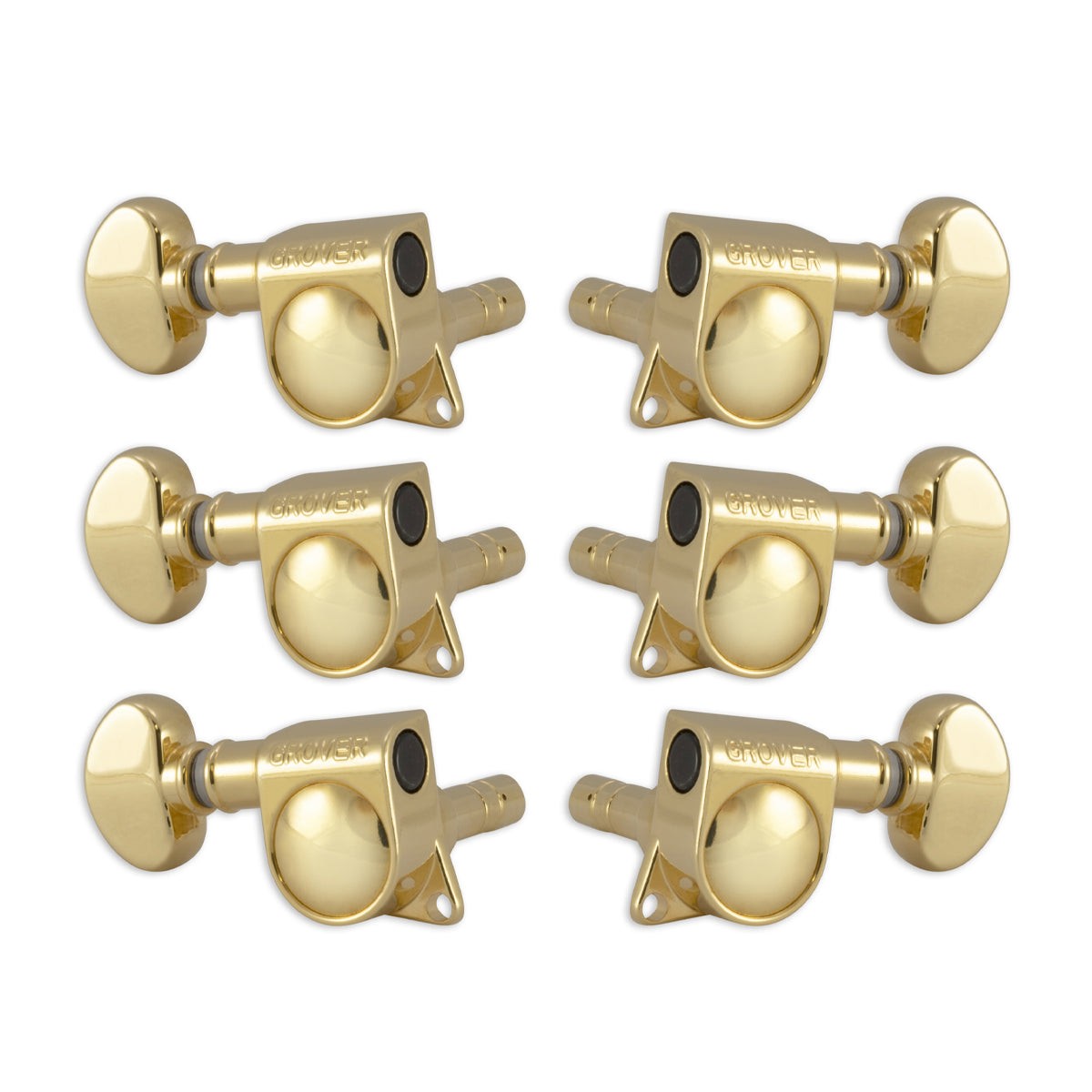 Grover Mini Locking Rotomatics Machineheads ~ 3+3 ~ Gold