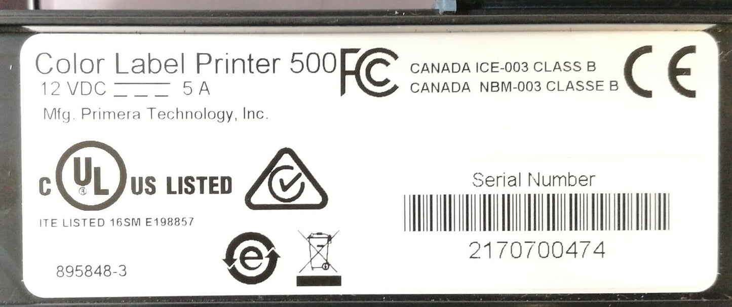 Primera LX 500EC Colour Label Printer - Paper Feed Issue - Spares & Repairs