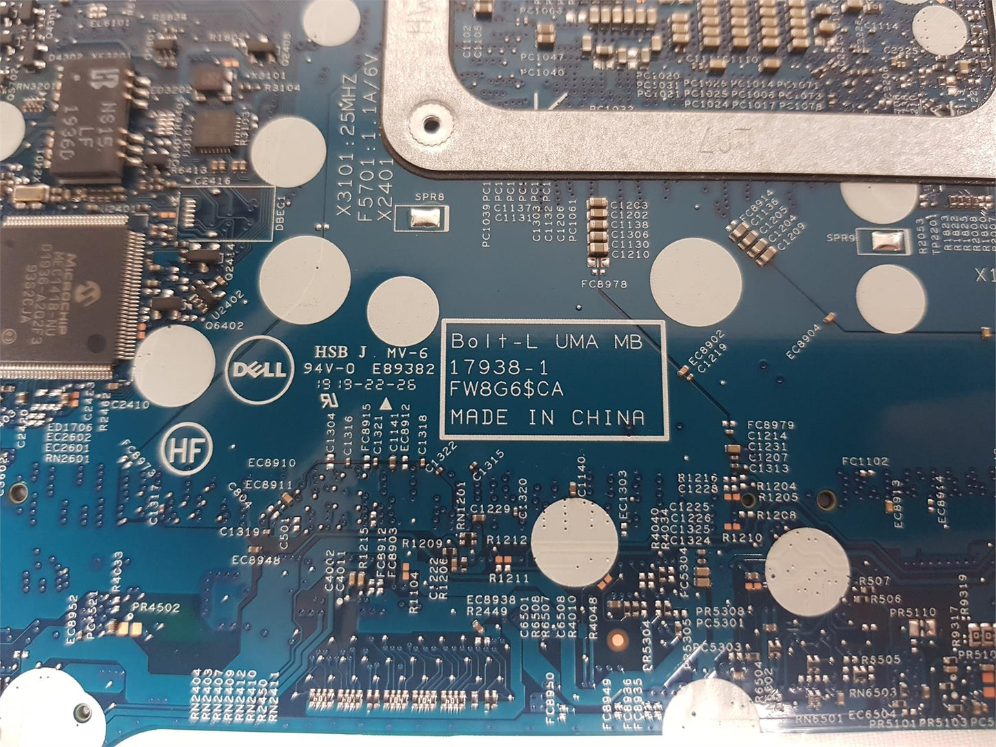 Dell Latitude 3500 Laptop Motherboard With i5-8265U 1.60 GHz CPU 0K3FRD K3FRD