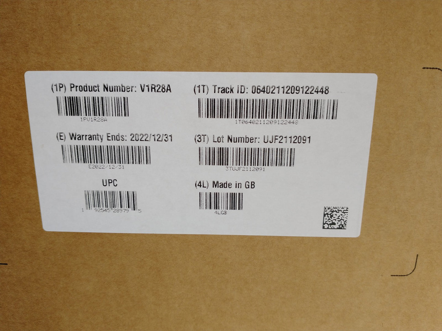 HP V1R28A 3D HR PP Polypropylene Material 300L 100KG