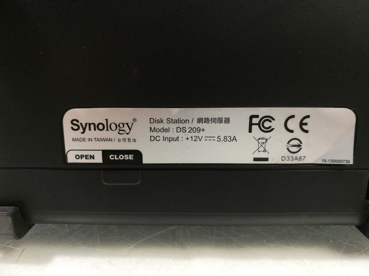 Synology DS209+ Disk Station 1TB 2 Bay NAS Network Attached Storage - 2x 500GB