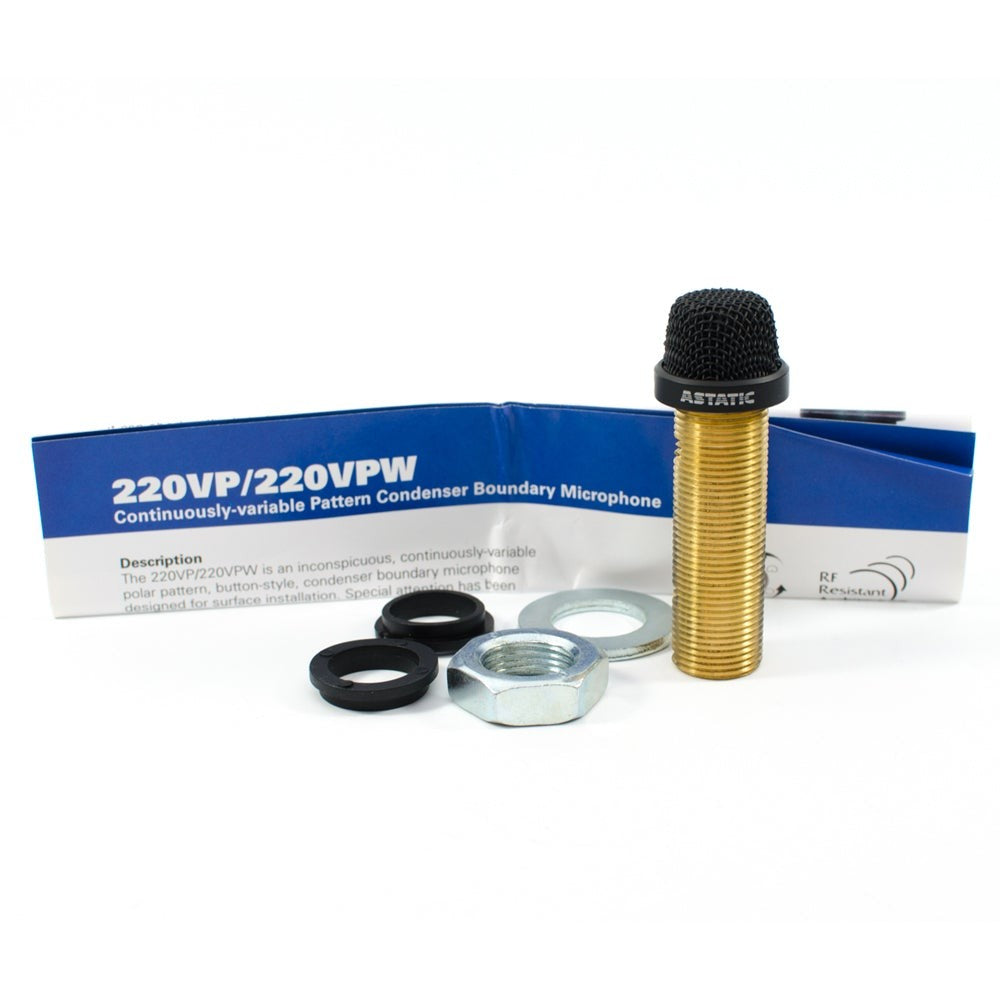 CAD Astatic Variable Polar Pattern Installation Boundary Button Microphone