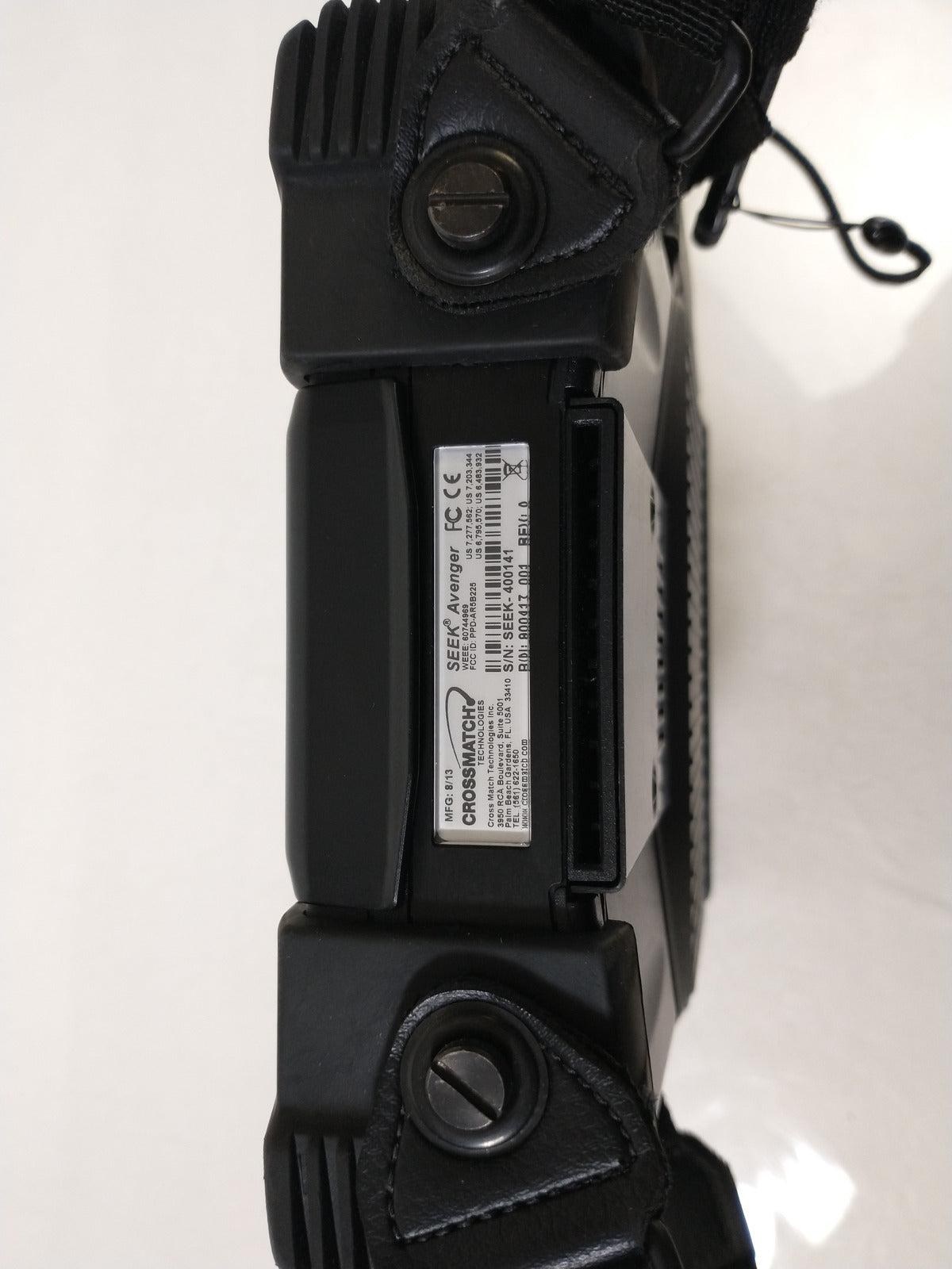 Crossmatch Seek Avenger Rugged Handheld Fingerprint/Iris Scanner - No HDD/OS