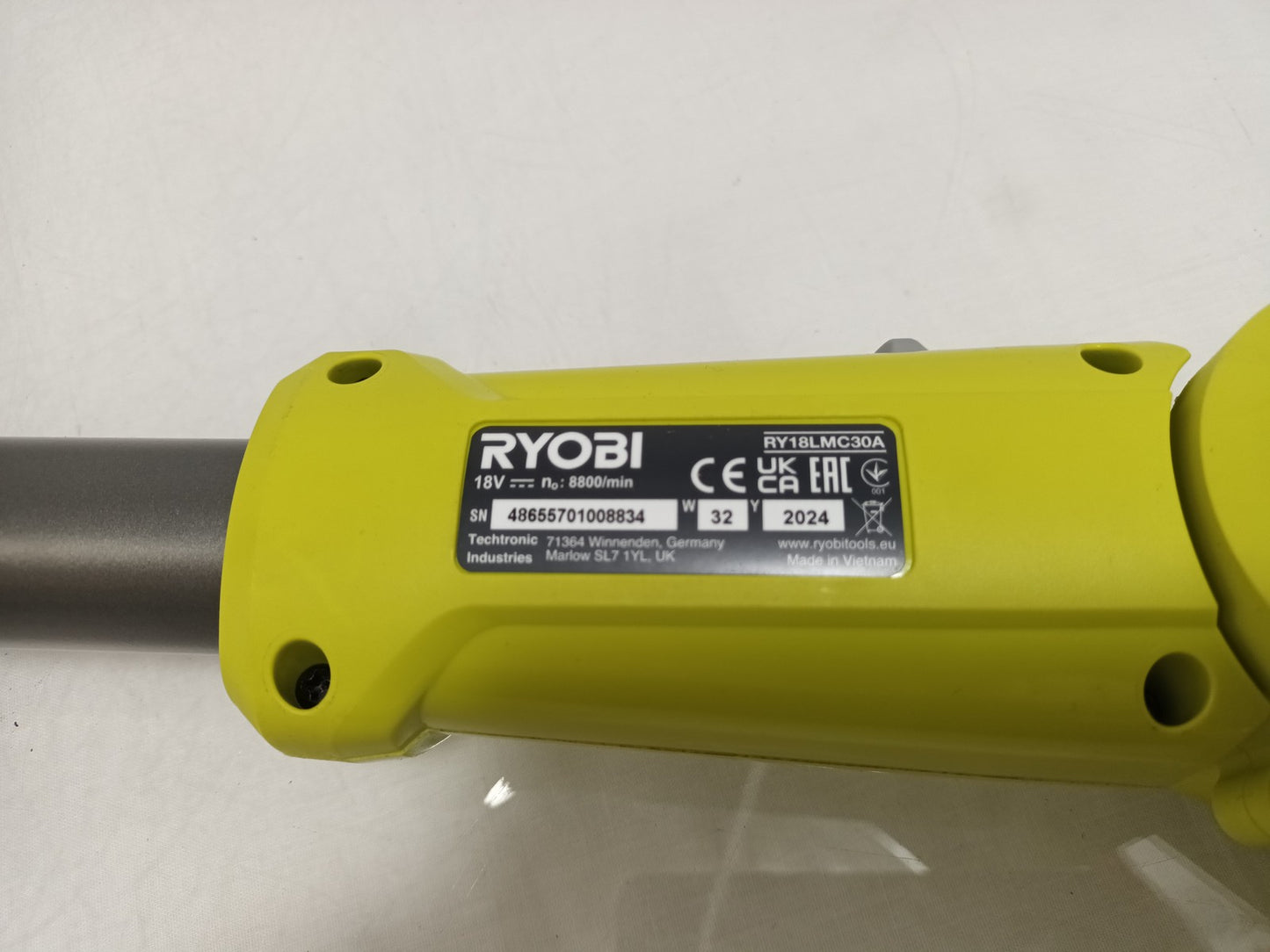 Ryobi ONE+ RY18LMC30A-0 18V Cordless 30cm 3-in-1 Mower - (Bare Tool)