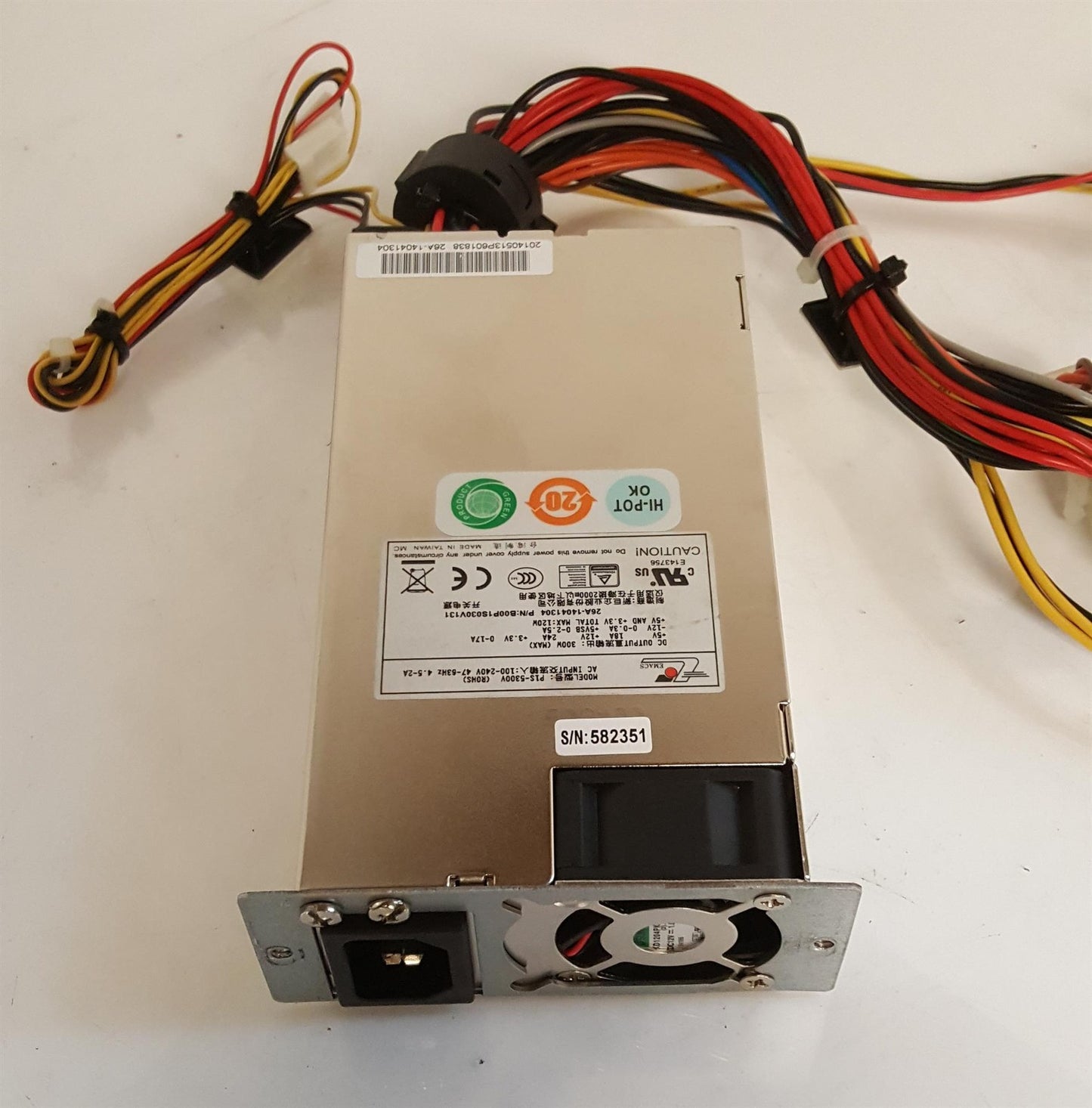 Emacs P1S-5300V 300W Power Supply Unit B00P1S030V131