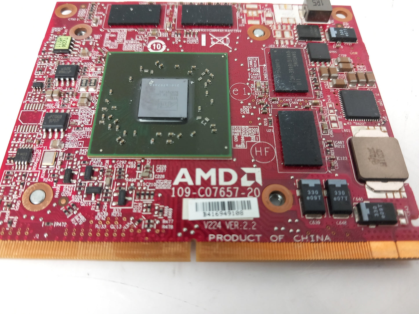 AMD Radeon HD5650M 1GB Video Graphics Card 109-C07657-20