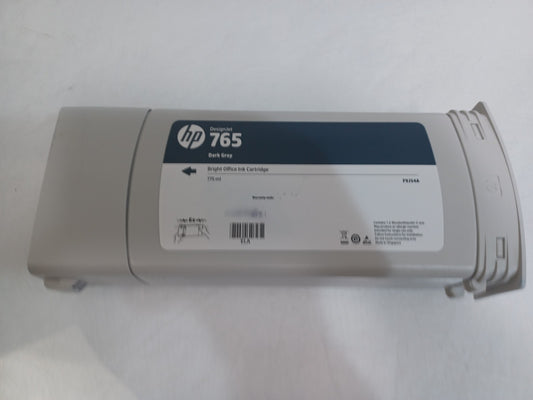 Genuine HP 765 F9J54A Bright Office Ink Cartridge Dark Grey