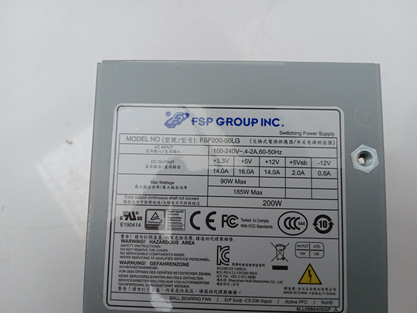 FSP Group FSP200-50LG 200W FlexATX Power Supply Unit