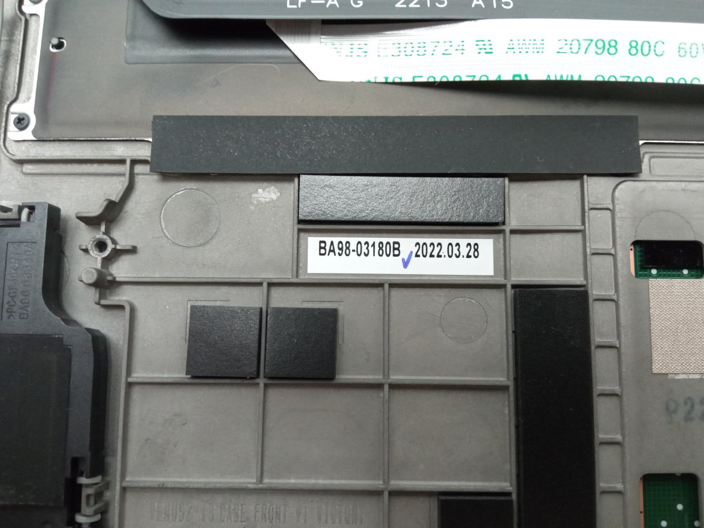 Samsung Galaxy Book2 Pro NP930XED 13" Laptop Palmrest Assembly BA98-03180B