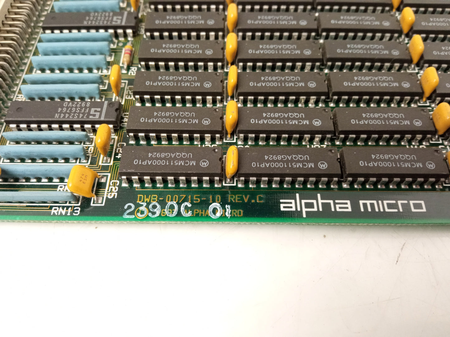 Alpha Micro AM-715 4MB Memory Expansion Board DWB-00715-10 REV.C