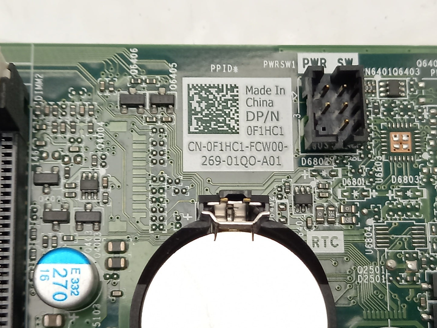 Dell OptiPlex 7000 LGA 1700 DDR4 SFF Desktop Motherboard 0F1HC1 F1HC1