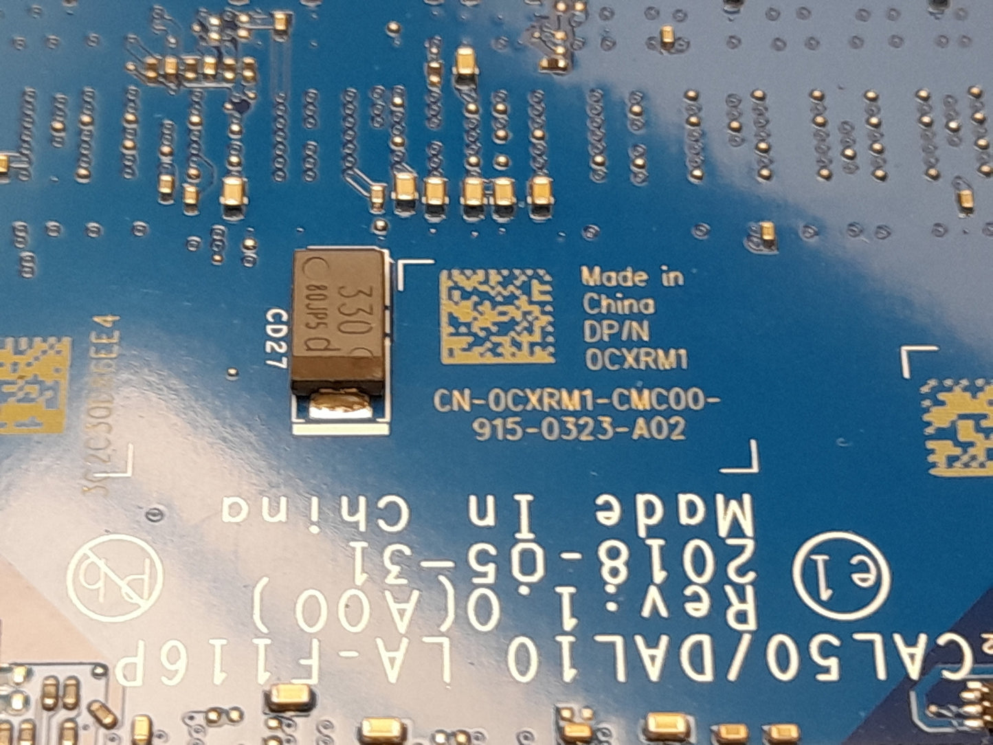 Dell Latitude 3490 3590 Laptop Motherboard With i5-7200U 2.50 GHz 0CXRM1 CXRM1