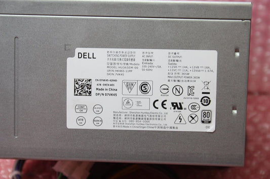 Dell OptiPlex XE2 Precision T1700 365W Power Supply Unit 07VK45 7VK45