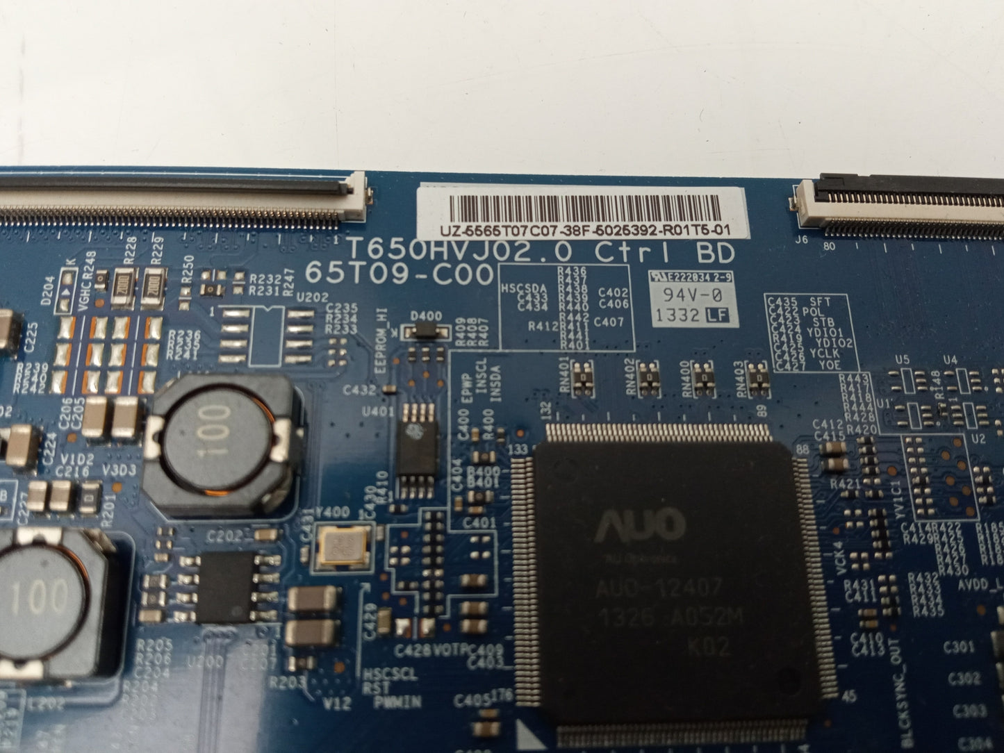 VIZIO E650I-A2 TV Monitor T-Con Board T650HVJ02.0 5565T07C07