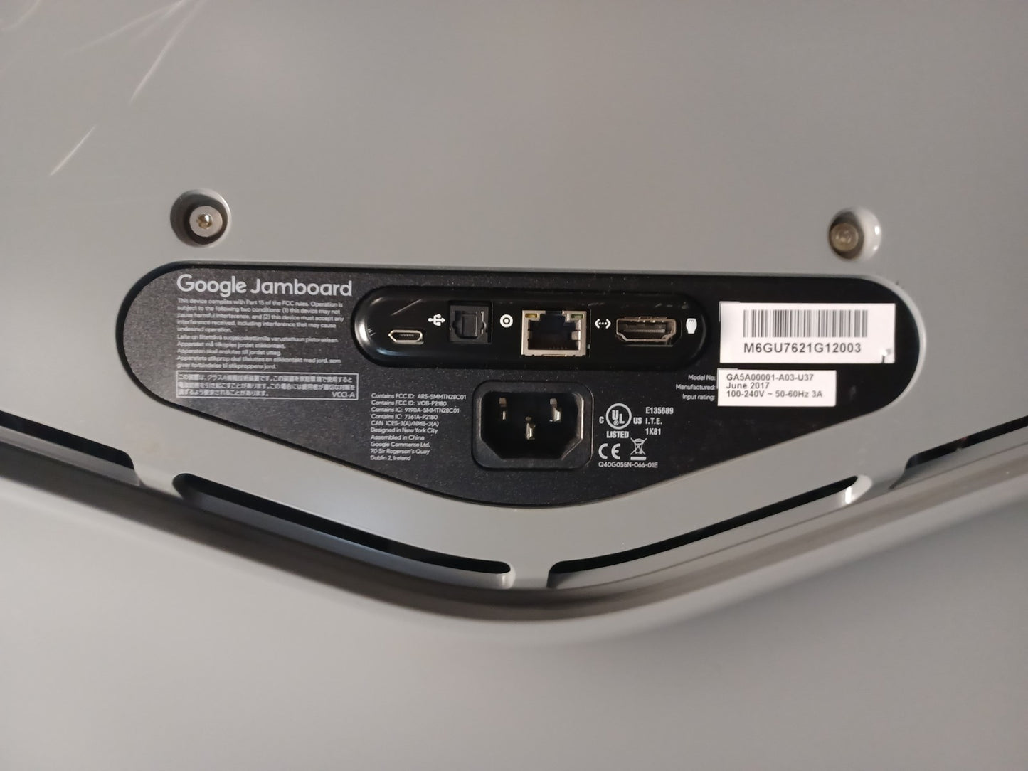 Google Jamboard GA5A00001-A03-U37 55" Touch Screen Display