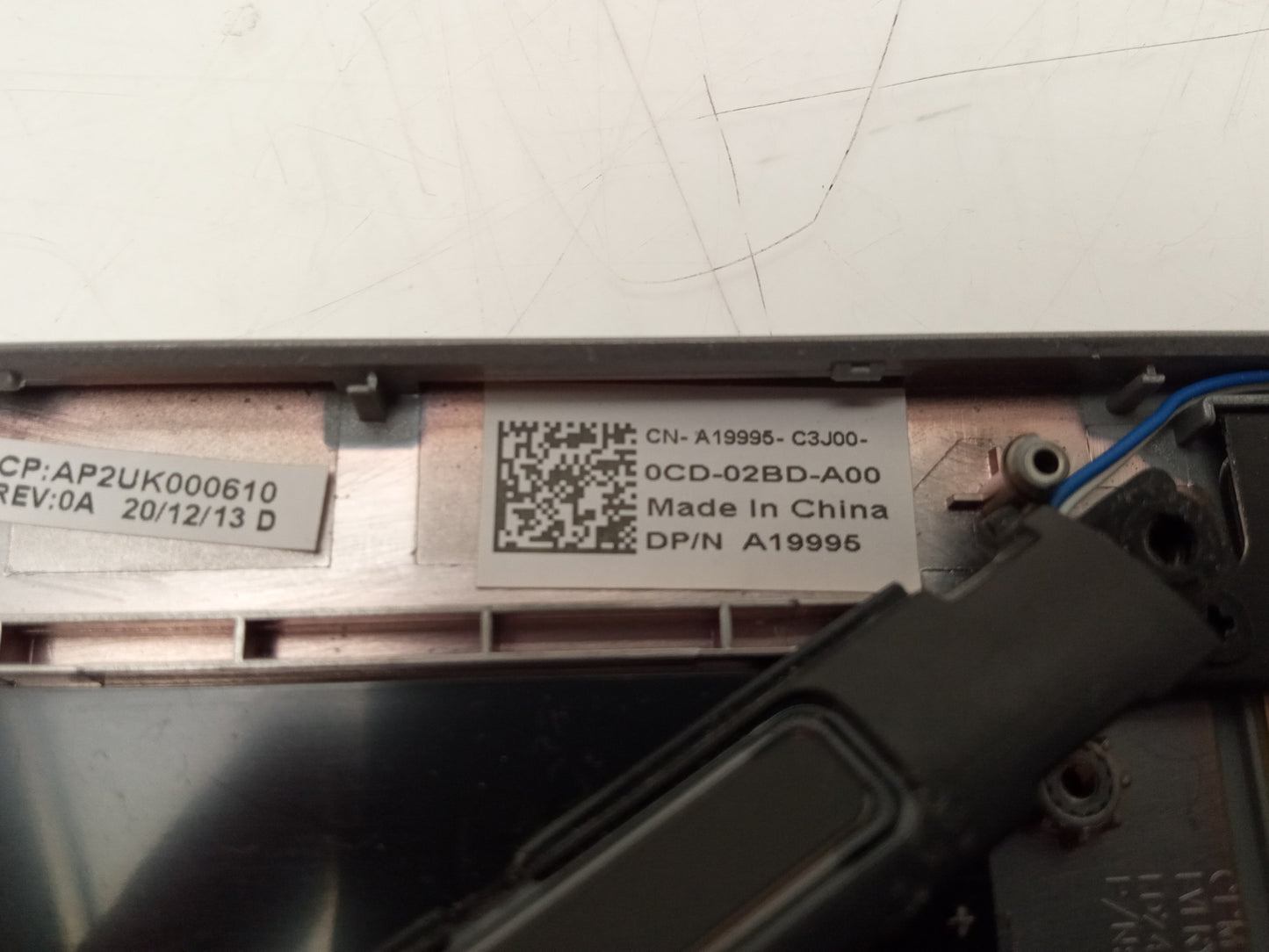 Dell Latitude 5411 Laptop UK Keyboard Touchpad Palmrest Assembly A19995 19995