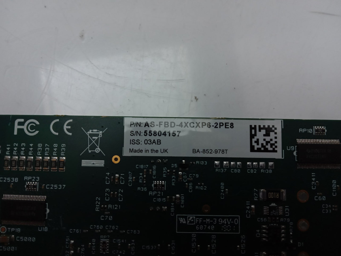 Active Silicon CoaxPress FireBird CXP Frame Grabber PCIe Card AS-FBD-4XCXP6-2PE8