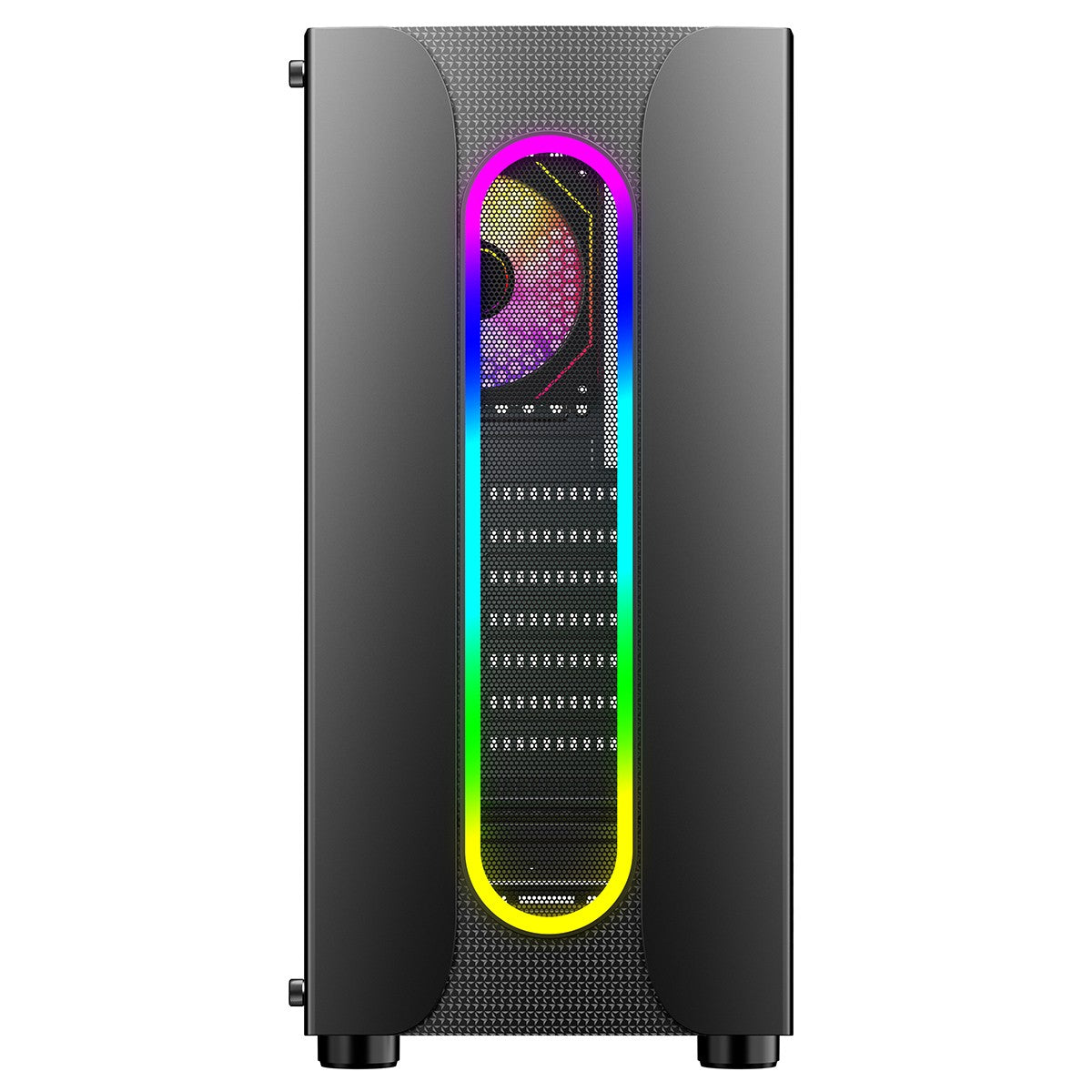 CiT Sauron Mid Tower Black ATX RGB PC Gaming Case CITSAURON