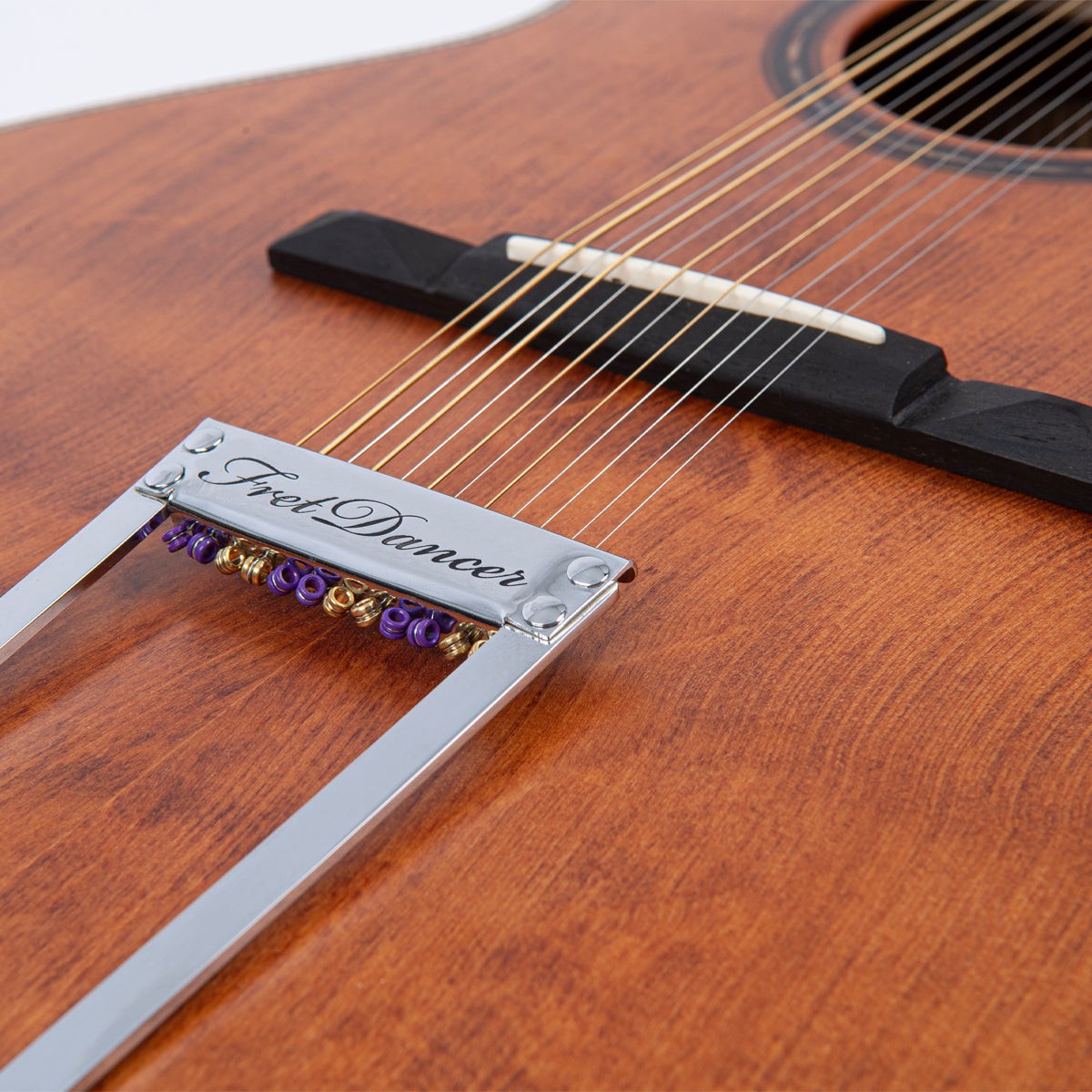 Vintage 'Fret Dancer' 12-String Electro-Acoustic Guitar ~ Aged Open Pore