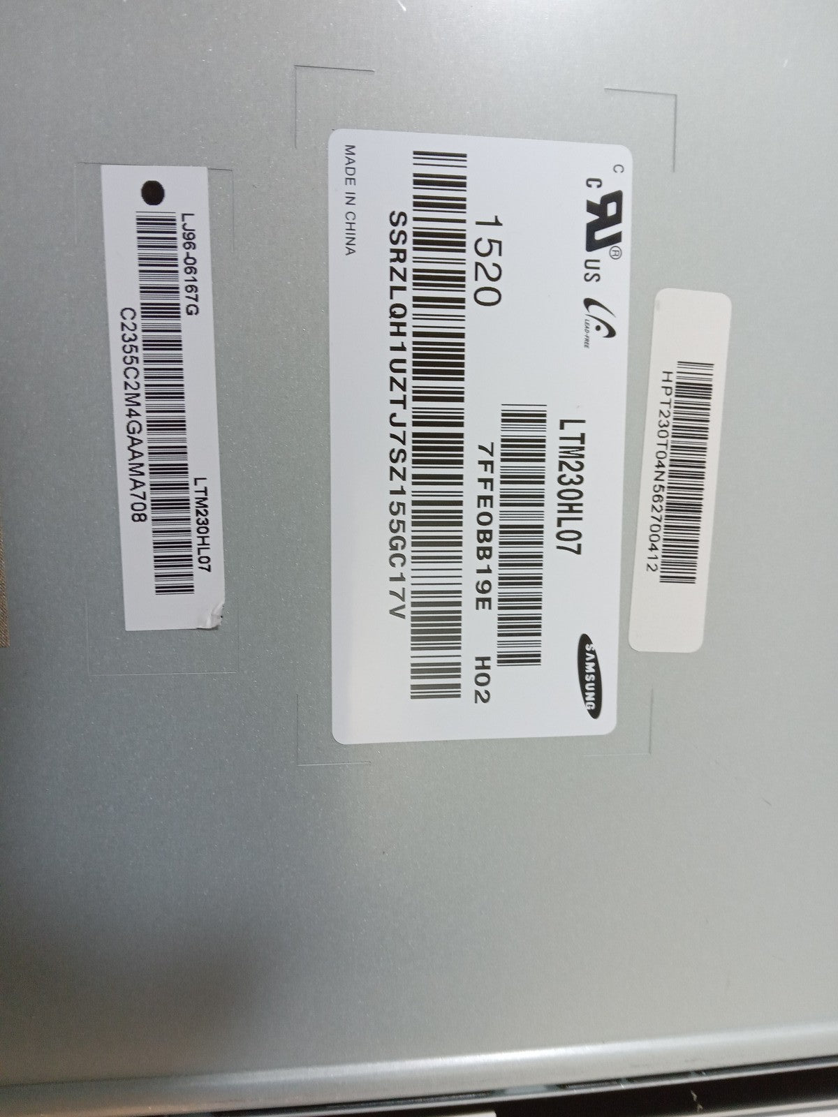 Dell LTM230HL07 LJ96-06167G 23 Inch Replacement LCD Panel Display Screen