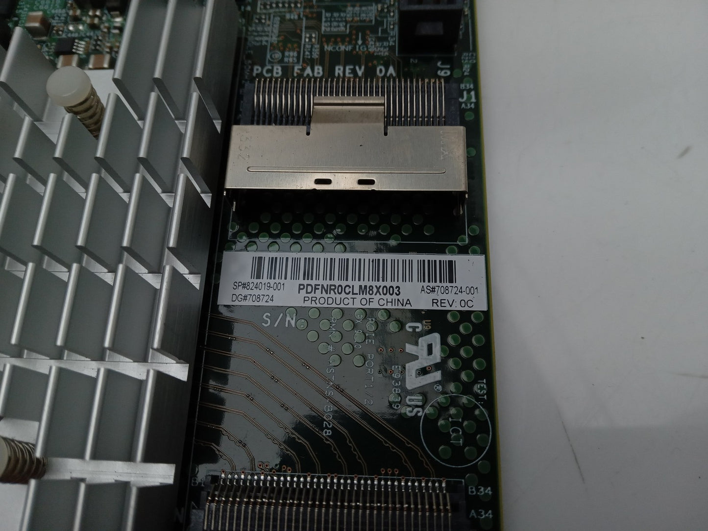 HP 6 Port PCIe NVMe RAID Bridge Controller Card 708724-001 824019-001