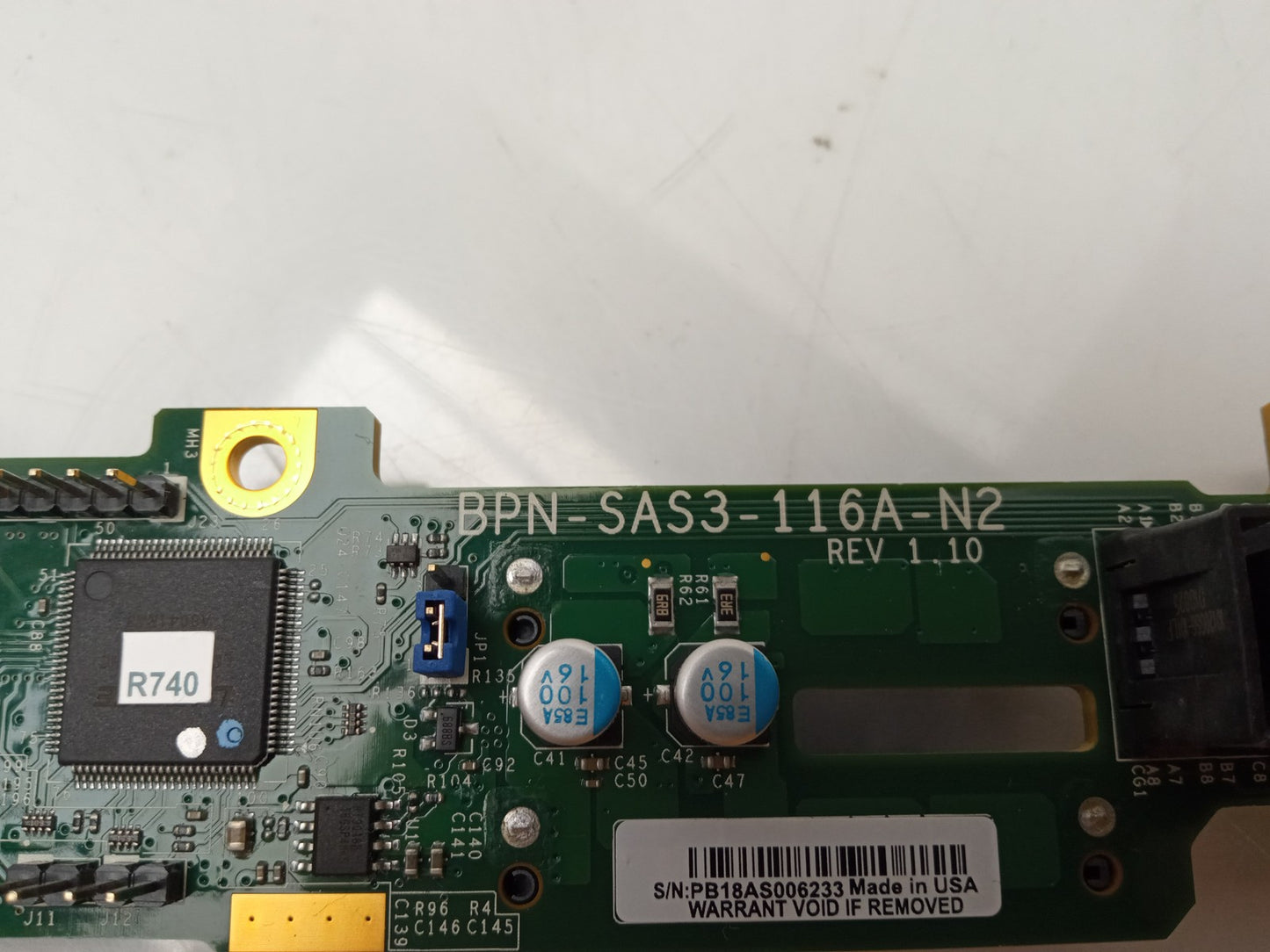 SuperMicro BPN-SAS3-116A-N2 10 Bay 2.5" SAS 12Gbps Backplane