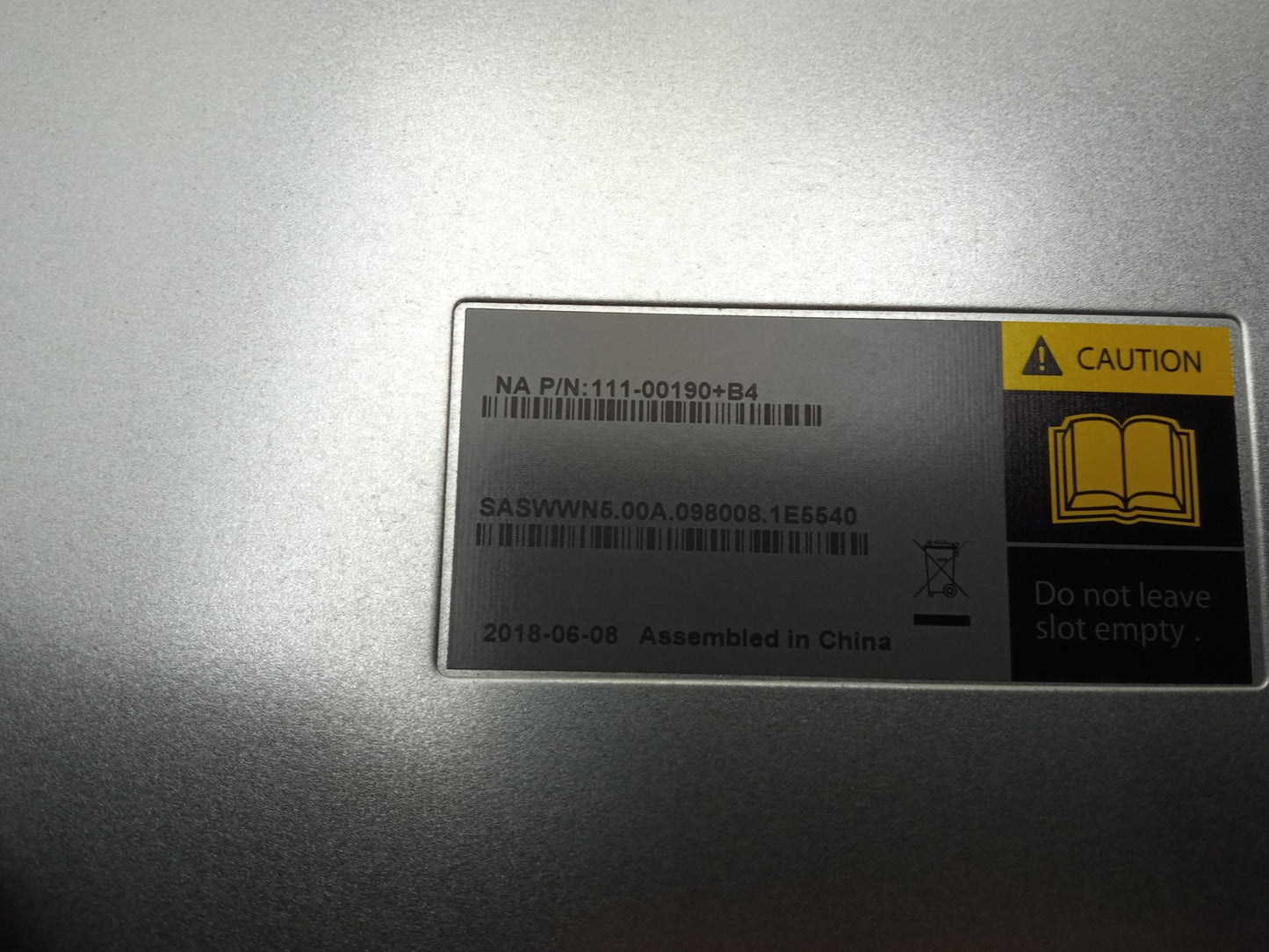 NetApp DS4246/DS2246 IOM6 6GB SAS Controller Module 111-00190+B4