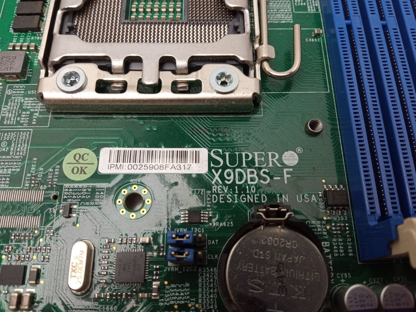 SuperMicro X9DBS-F Socket LGA 1356 DDR3 Server Motherboard