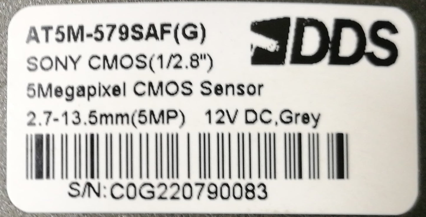 DDS AT5M-579SAF Mid-Range 5MP CCTV Security Camera With Motorised Lens