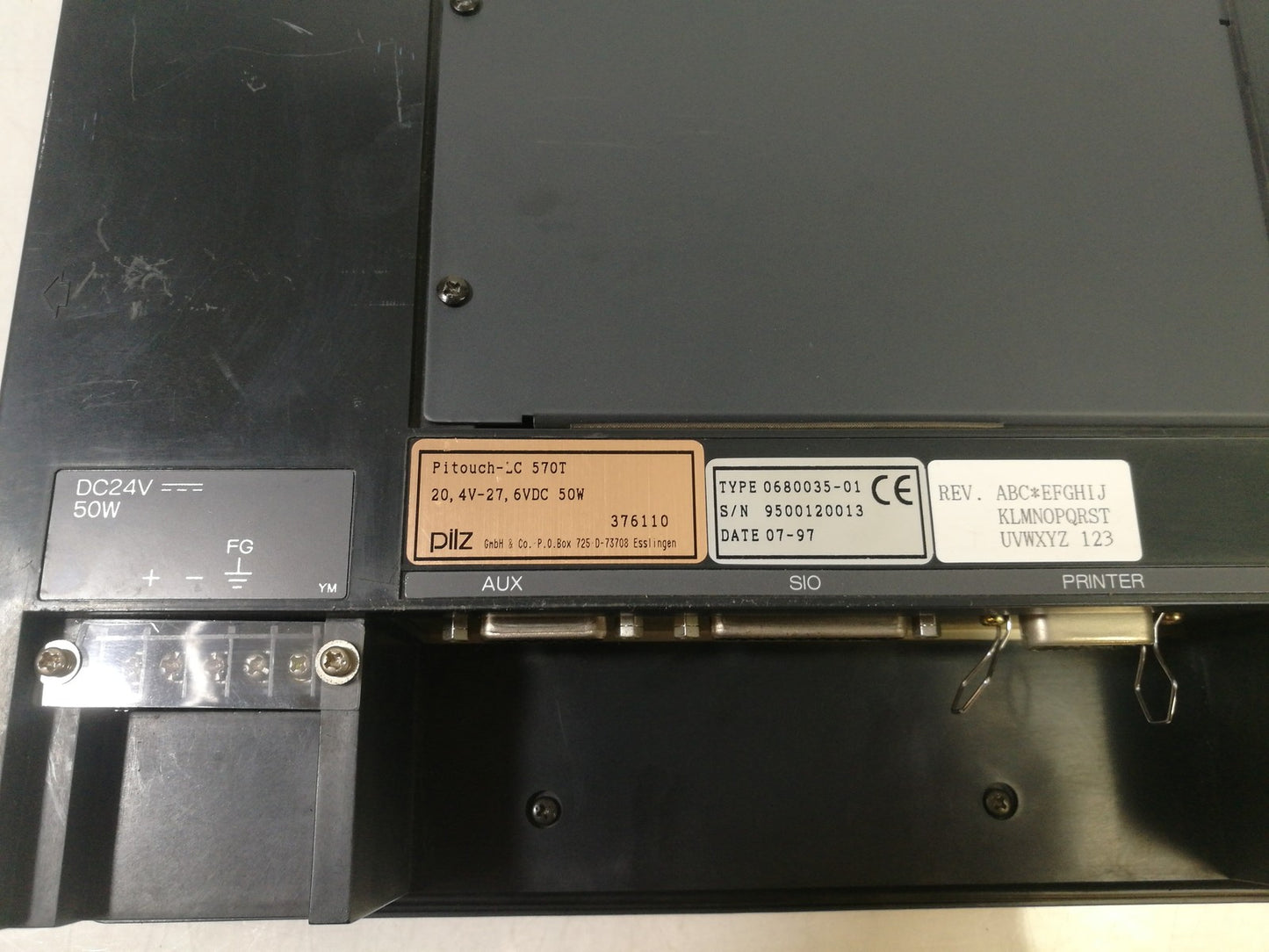 PILZ Pitouch-LC 570S Operator Interface Touchscreen Control Panel 0680035-01