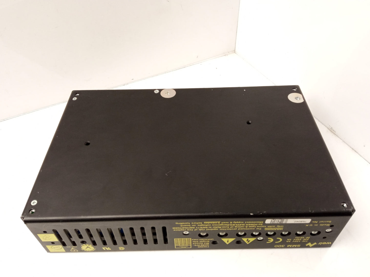 WEIR SMM 300 120/240v 6/3a Out +5v +12v +15v Power Supply Unit