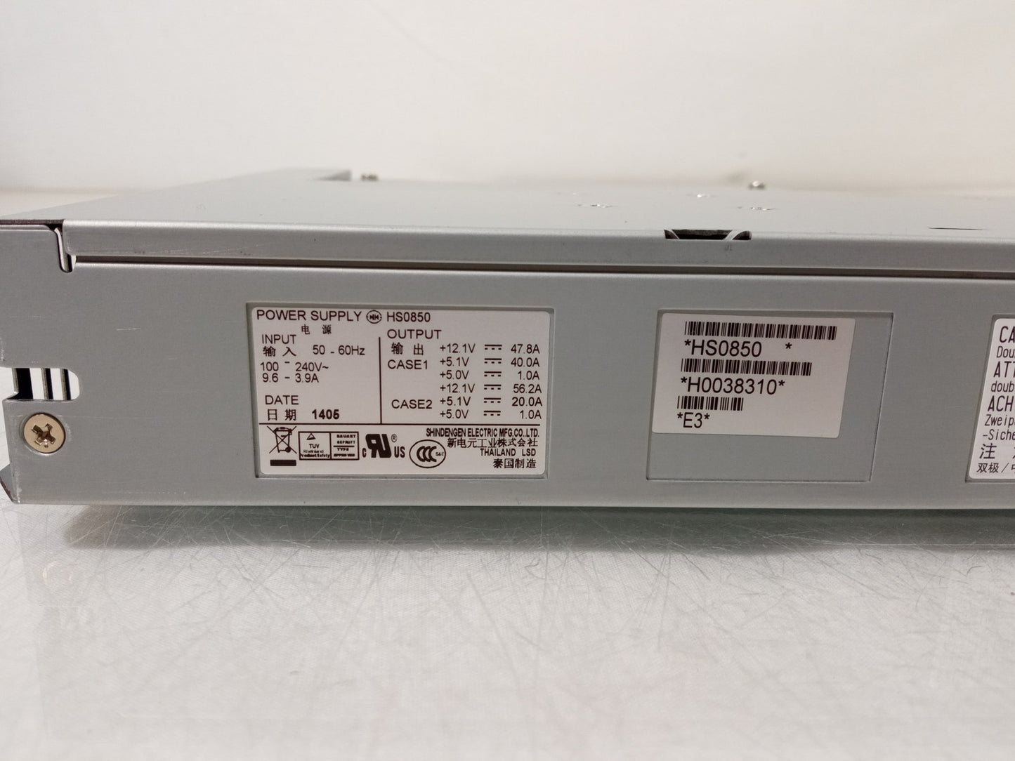 HITACHI HS0850 Power Supply Unit PUCBS 3285122-A