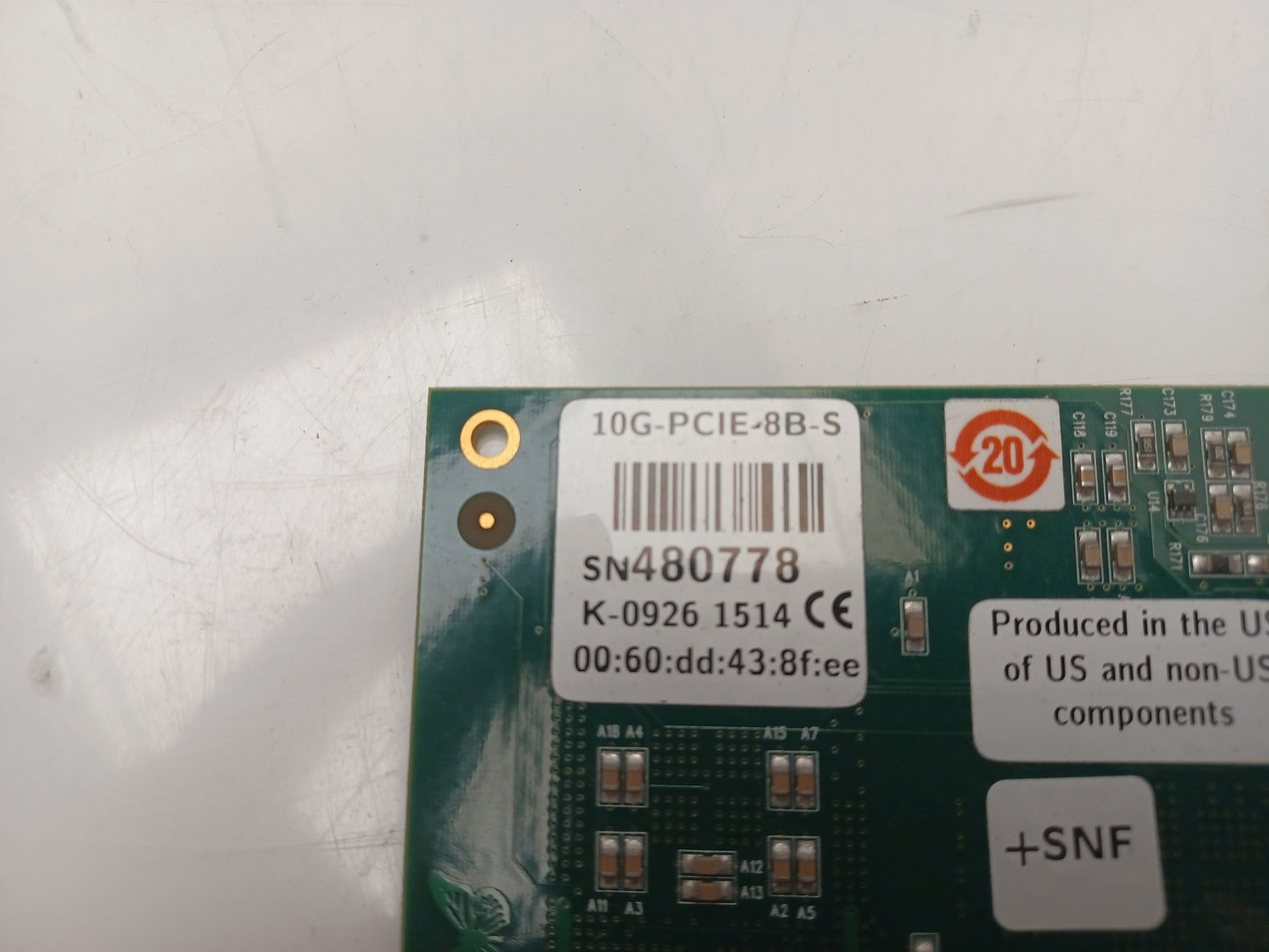 MYRICOM 10GB SFP+ PCIe Network Adapter Card 10G-PCIE-8B-S