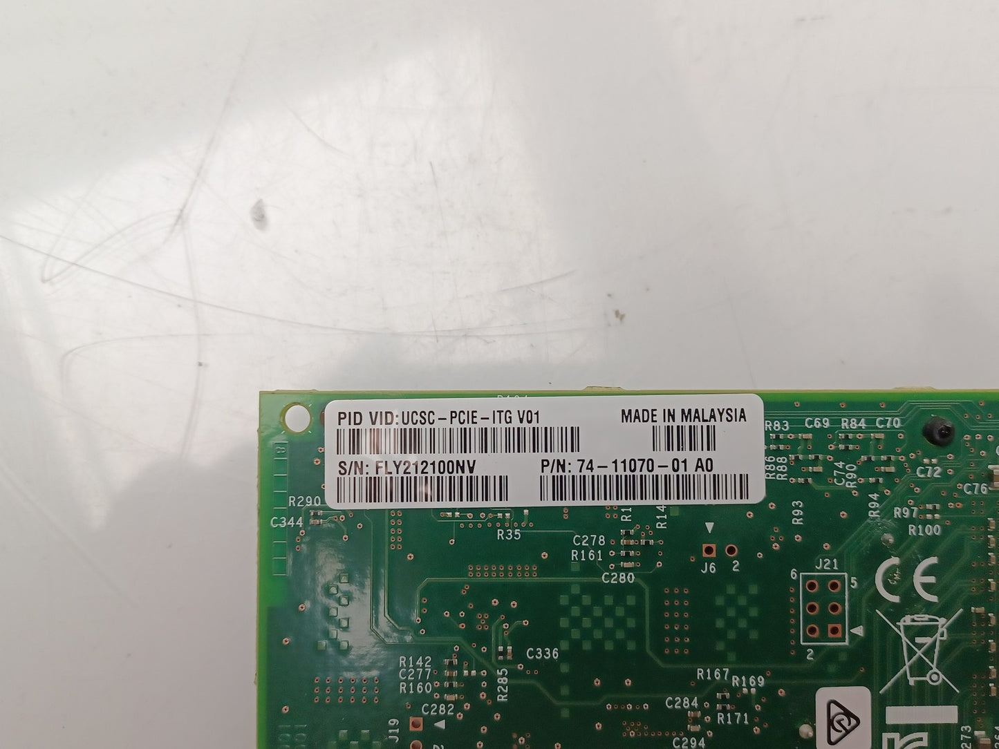 Cisco X540-T2 10GB Dual Port Low Profile RJ-45 PCIe Network Card 74-11070-01