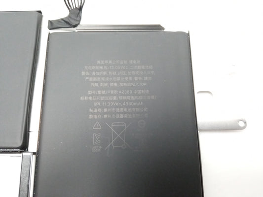 Apple 49.9Wh 11.39V 4380mAh Replacement Laptop Battery A2389