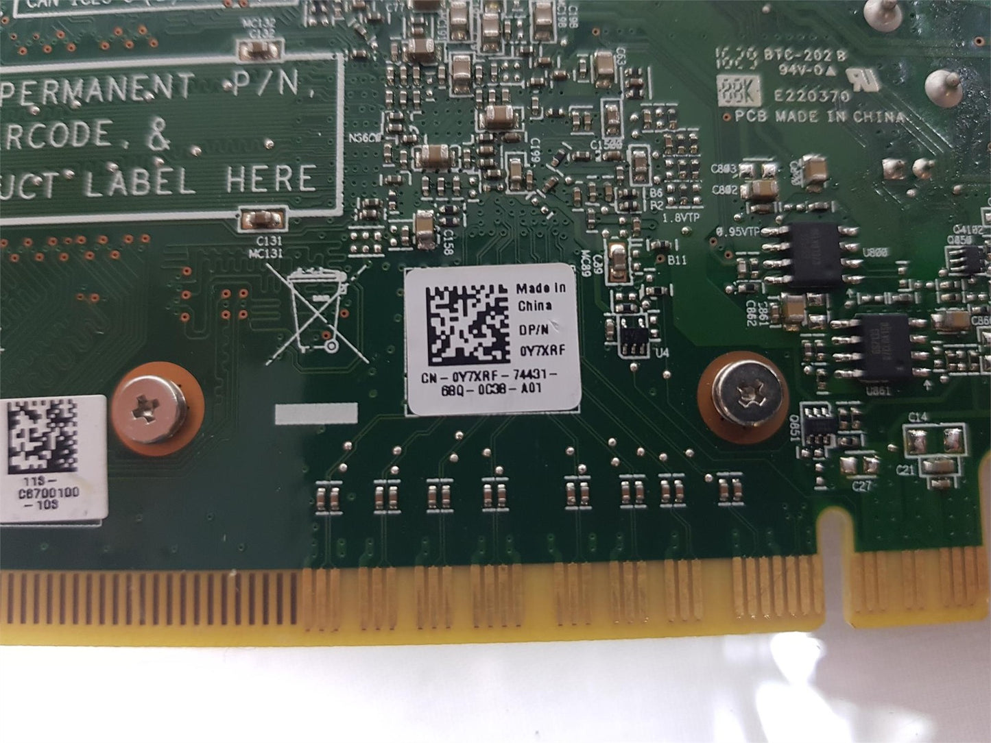 Dell AMD Radeon R5 340X 2GB DDR3 PCIe Video Graphics Card 0Y7XRF Y7XRF