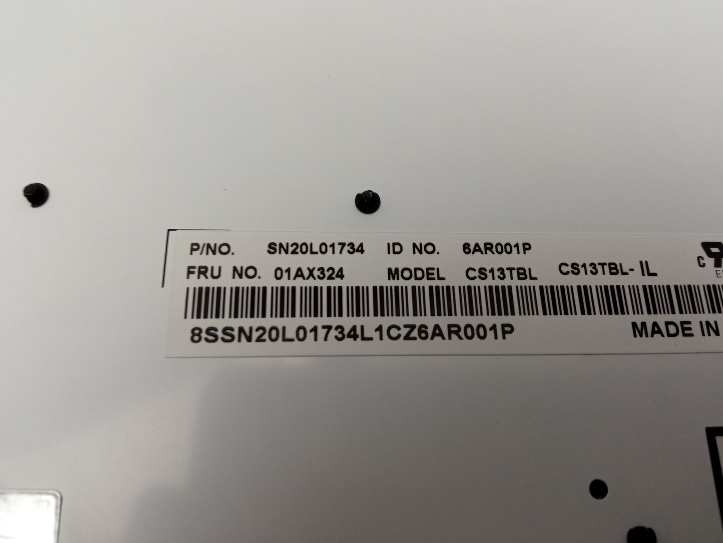 New Lenovo Thinkpad T440 Hebrew QWERTY Backlit Keyboard 01AX324