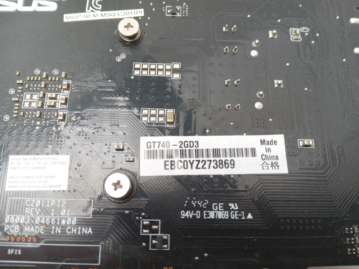 ASUS Nvidia GeForce GT 740 2GB DDR3 Video Graphics Card GT740-2GD3